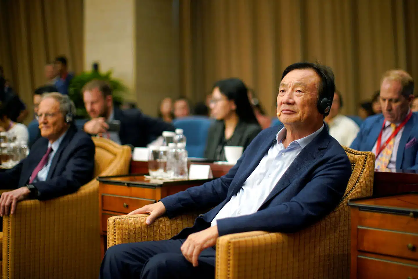 Huawei-direktør Ren Zhengfei kalder mobilproducentens nuværende situation for en »kamp«, hvor det gælder »liv eller død«. Direktøren er kendt for at bruge militærudtryk, når han kommunikerer med sine ansatte. Foto: REUTERS/Aly Song