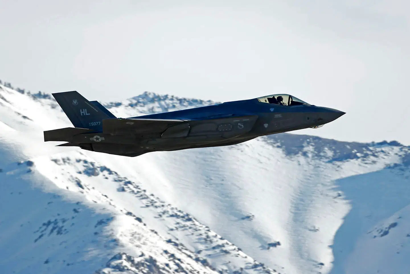På længere sigt kan amerikanske kampfly som F-35, her set ved Hill Air Force Base i Utah, blive placeret i Grønland for at beskytte amerikanske militære interesser i Arktis.