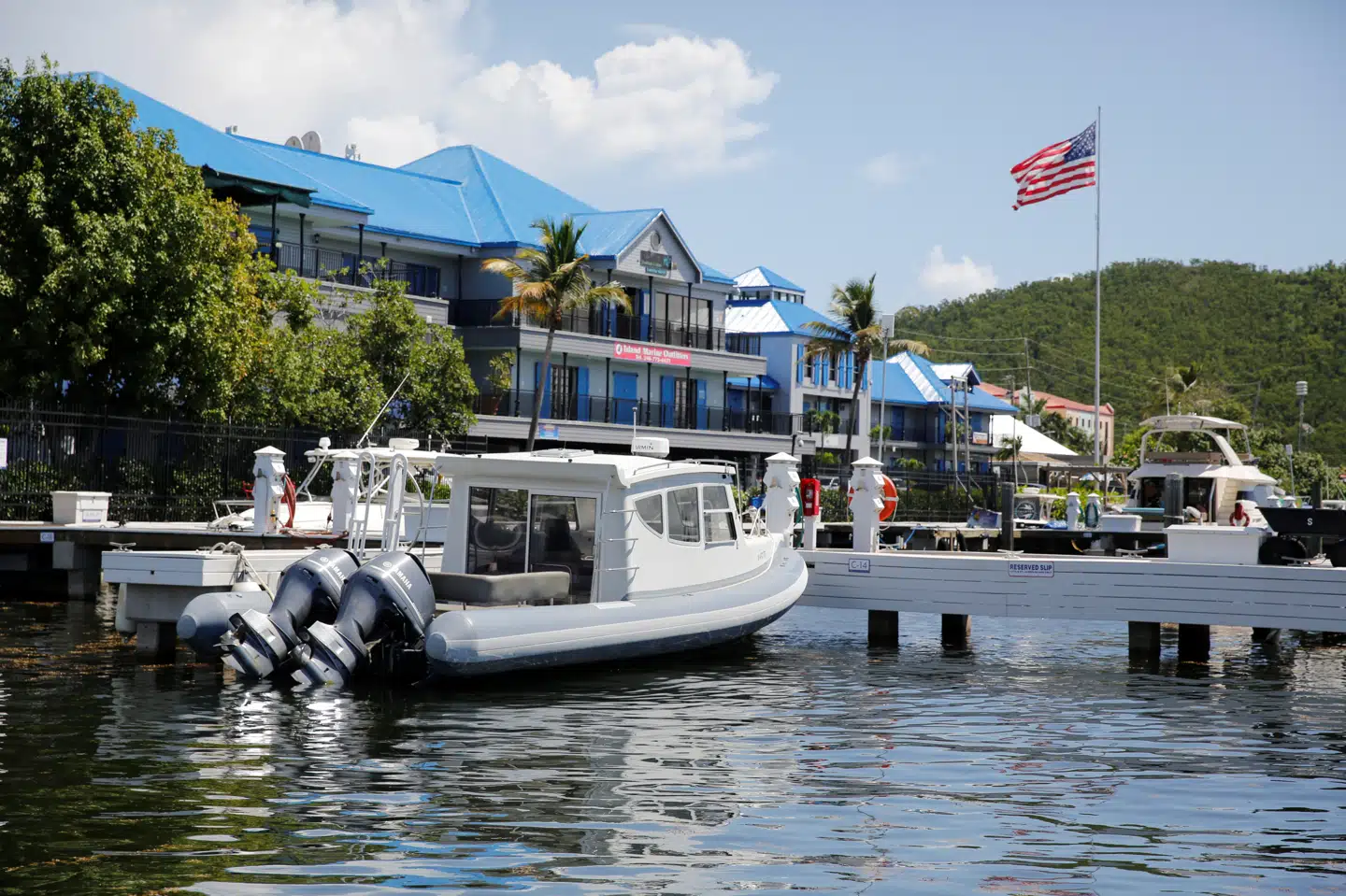 Jeffrey Epstein menes blandt meget andet at være ejeren af den lille ø Little St. James Island nær St. Thomas. (Arkivfoto) Marco Bello/Reuters