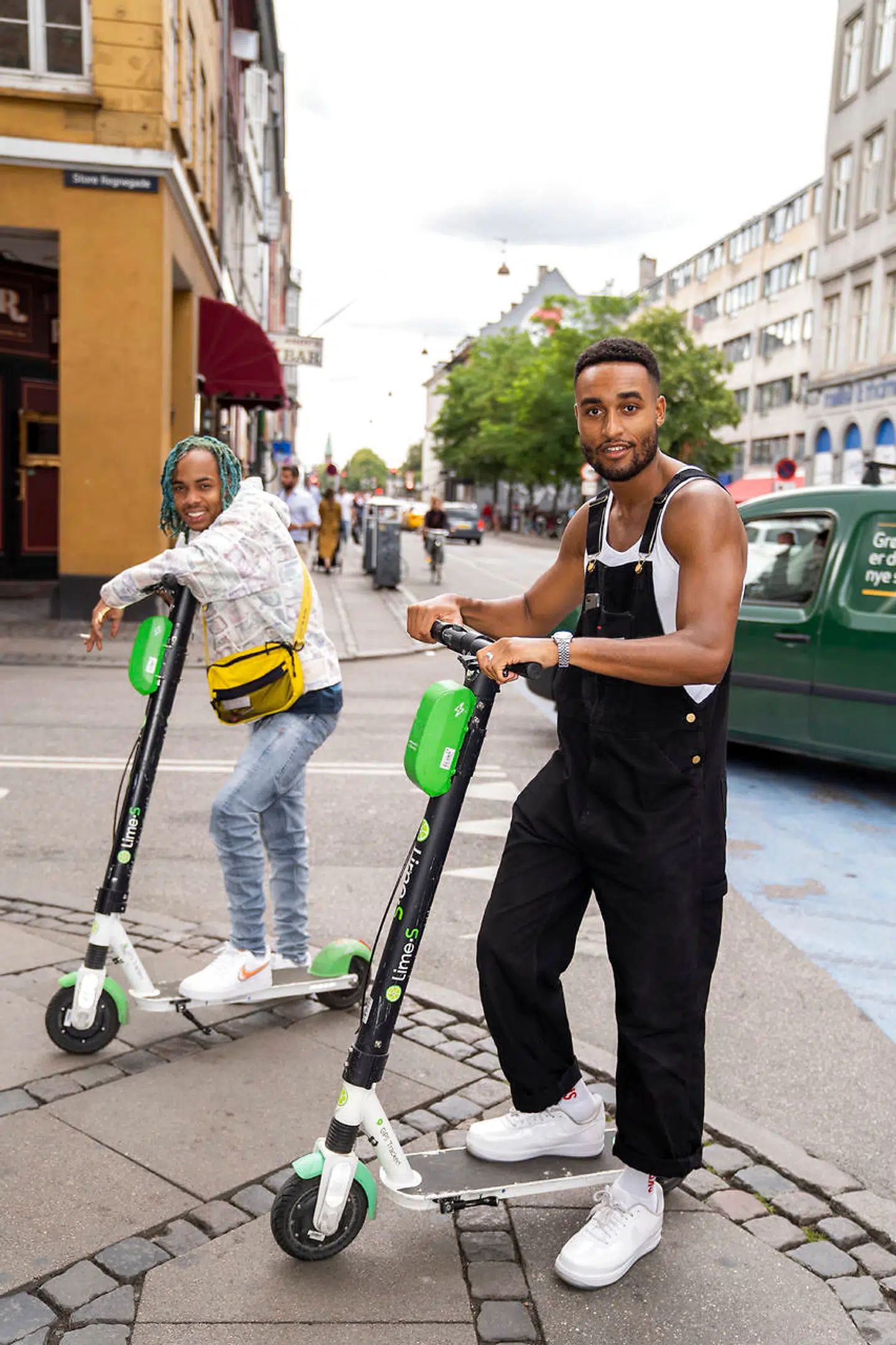 26-årige Jeremy Herkul er fra Amsterdam og glad for at kunne bruge elløbehjul i København.