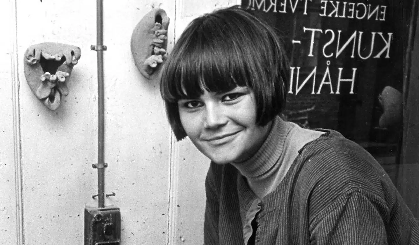 Minna Mogensen som ung keramiker. Arkivfoto: Ebbe Andersen / Ritzau Scanpix