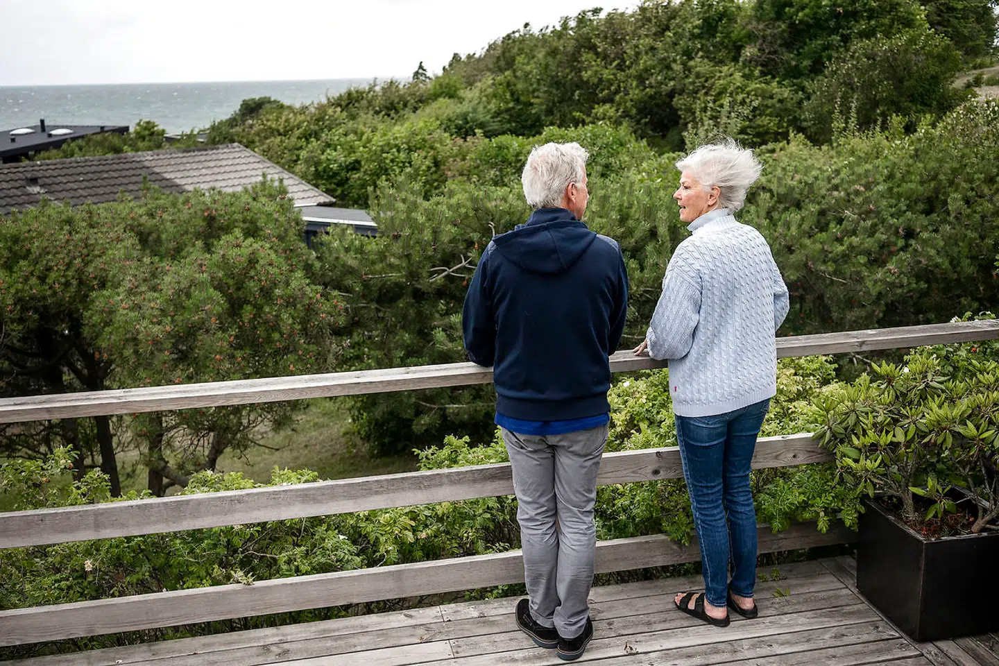 Gert Rode og Janne Rosenkilde Sødring går mange ture, og sidste år trænede Janne Rosenkilde Sødring til en halvmaraton, som hun senere gennemførte.