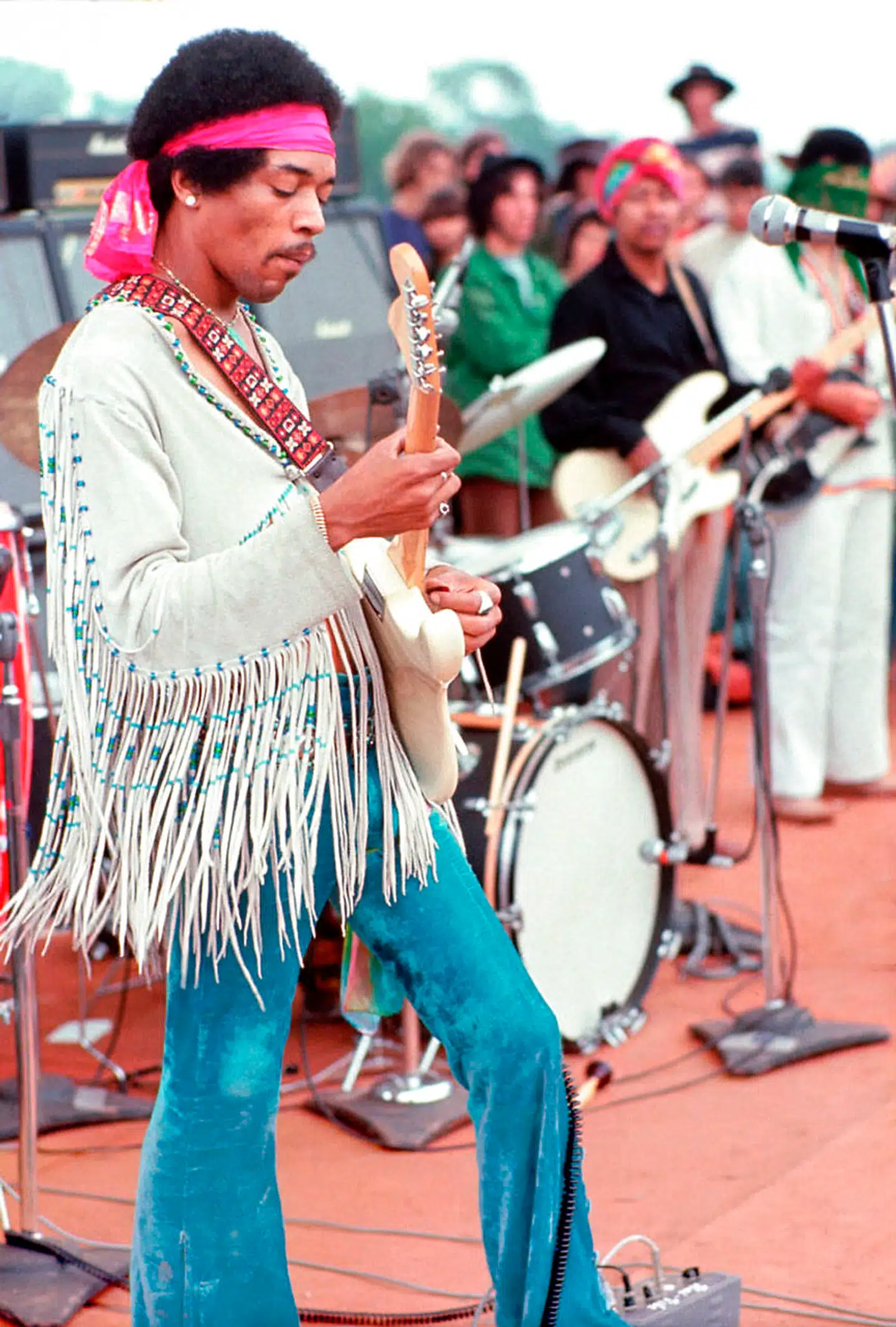 Geniale Jimi Hendrix var den sidste, der spillede på Woodstock. På det tidspunkt havde de fleste gæster givet op og var taget hjem.