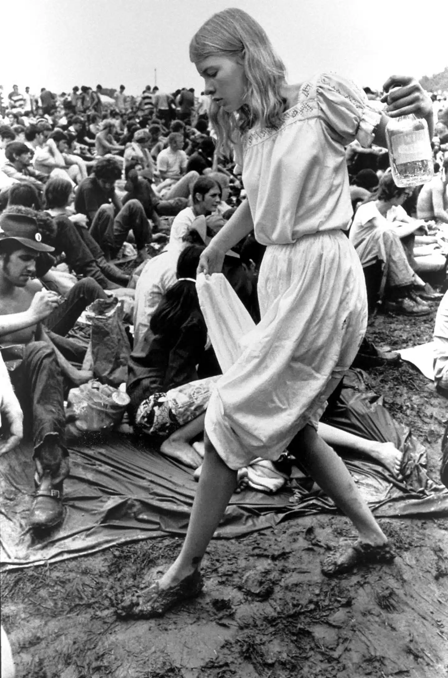 Mudder var en integreret del af festivaloplevelsen.