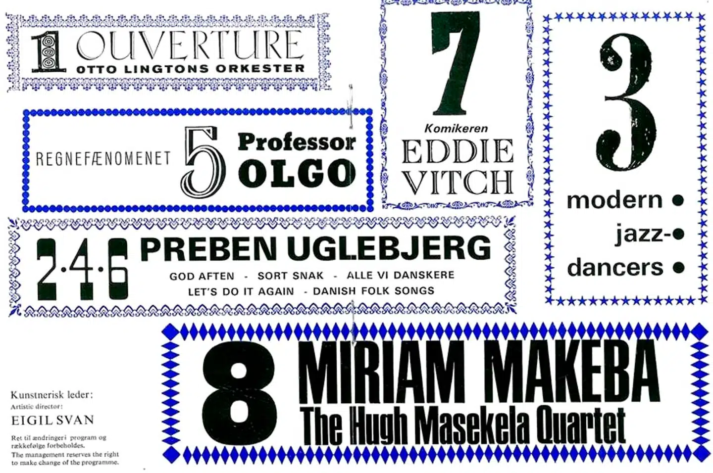 Tivoli Varietéen, der fyldte Glassalen fra 1959 til 1972, hvor økonomien ikke længere kunne bære, var en blandet landhandel af underholdning.