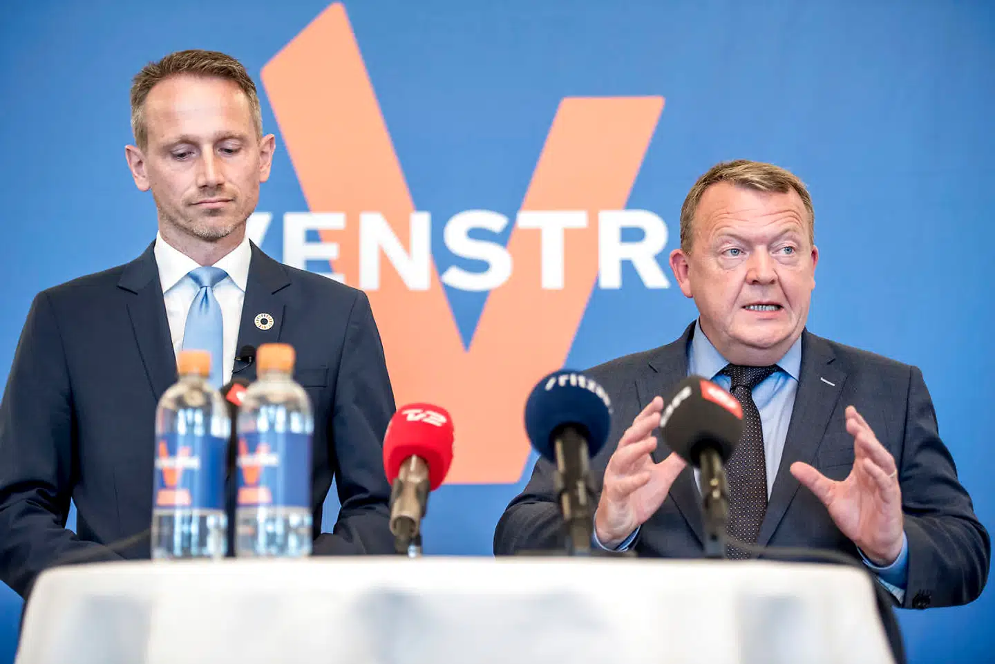 Kristian Jensen (tv.) Lars Løkke Rasmussen eller en helt tredje? Skønt der er knapt 800.000 Venstre-vælgere, er kun en brøkdel af dem med til at vælge Venstres næste statsministerkandidat. Arkivfoto: Mads Claus Rasmussen/Ritzau Scanpix