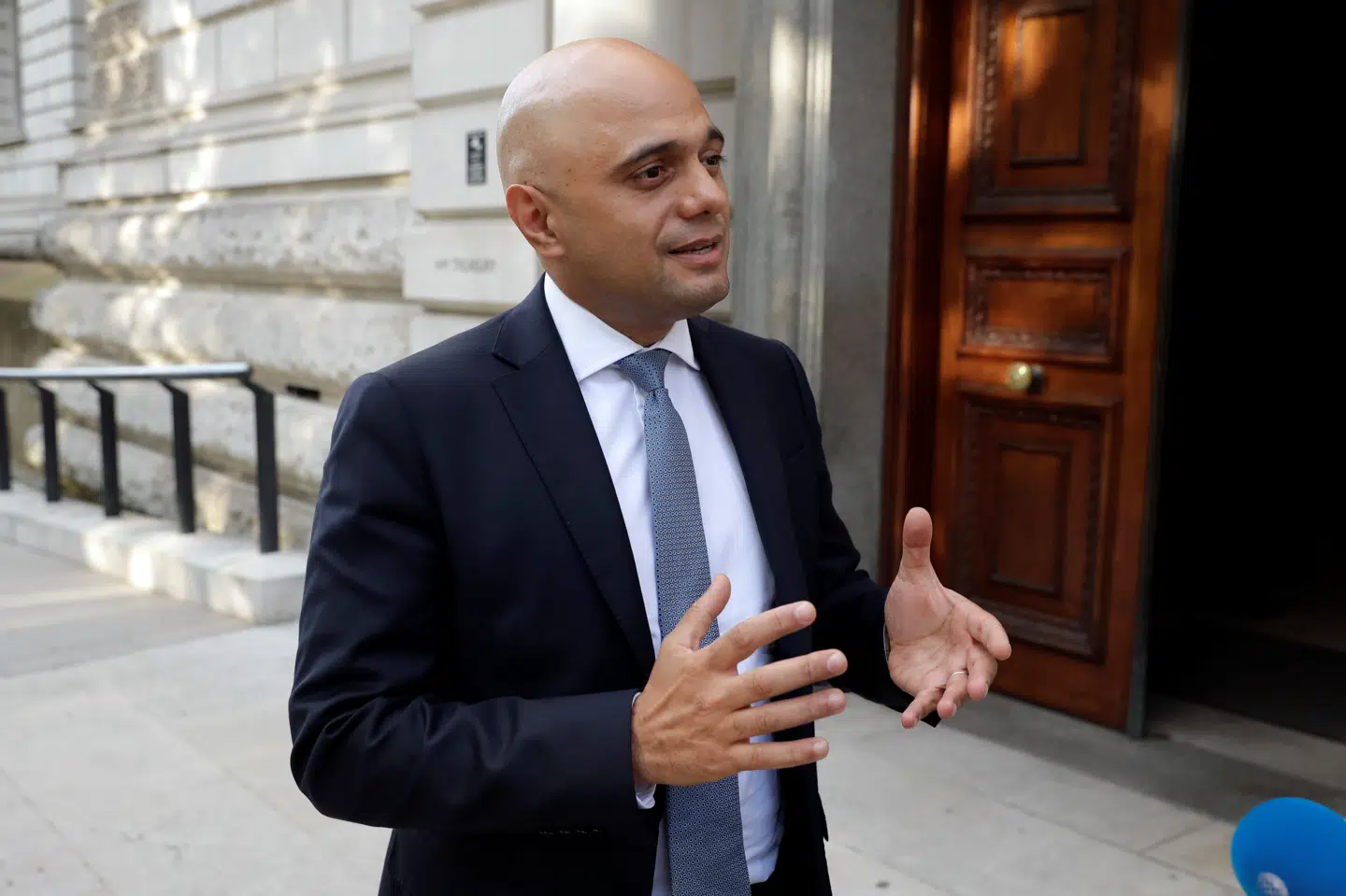 Sajid Javid bliver forfremmet fra indenrigsminister til finansminister i Boris Johnsons regering. Pool/Reuters