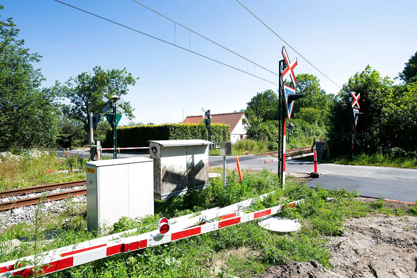 Bommene skulle have været sat op, da ulykken skete.