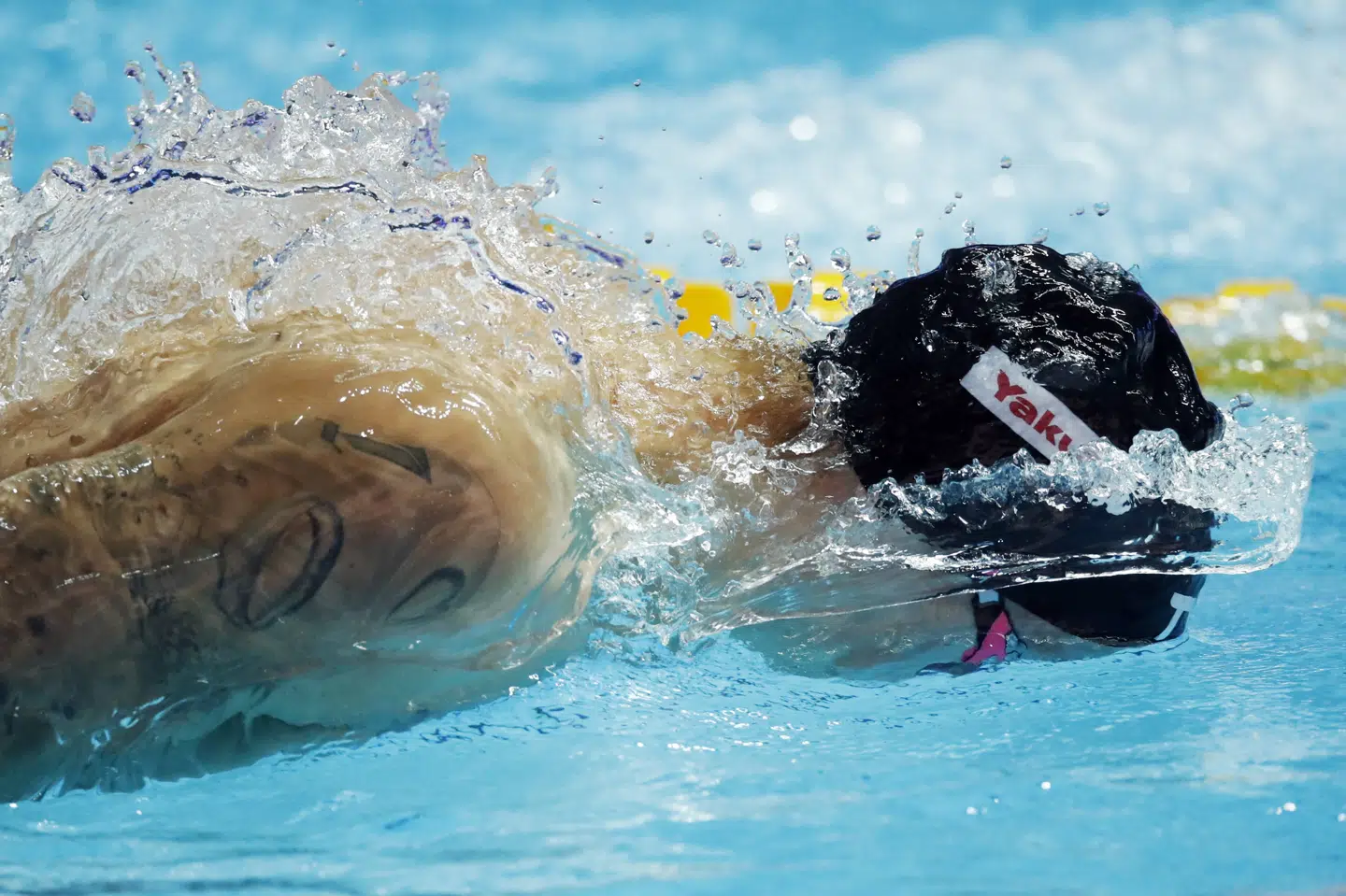 Viktor Bromer ses her i sit indledende heat i 200 meter butterfly ved langbane-VM i Sydkorea. Stefan Wermuth/Reuters