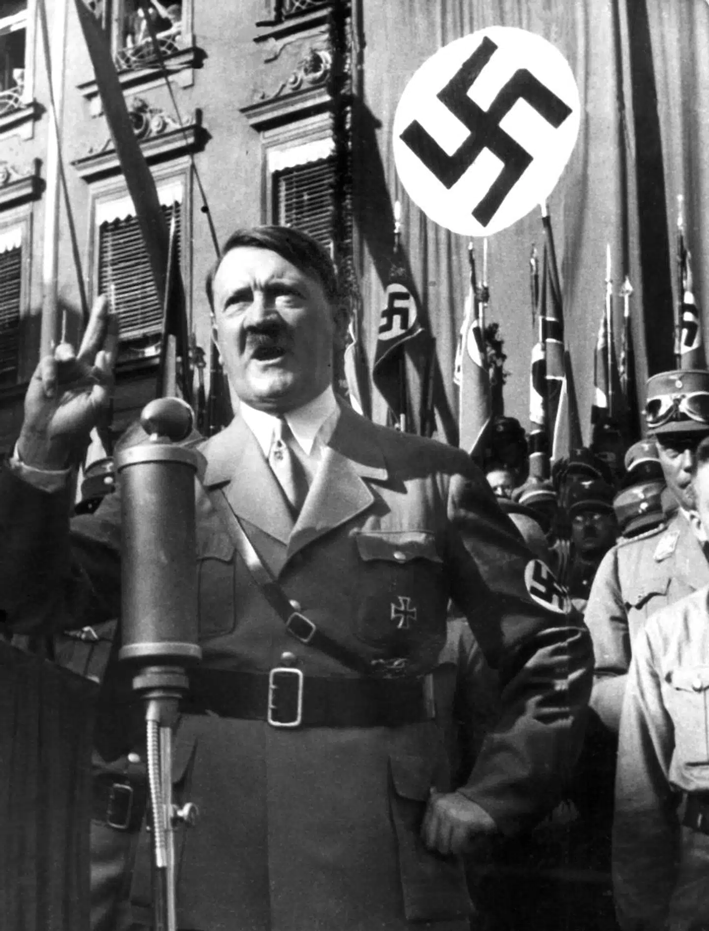 Et udateret foto af Adolf Hitler.