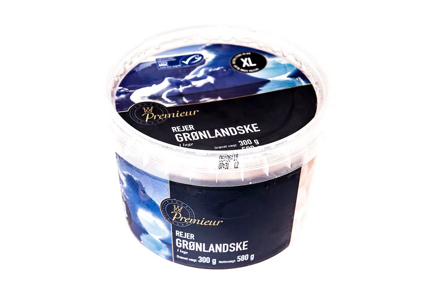 Premieur grønlandske rejer.