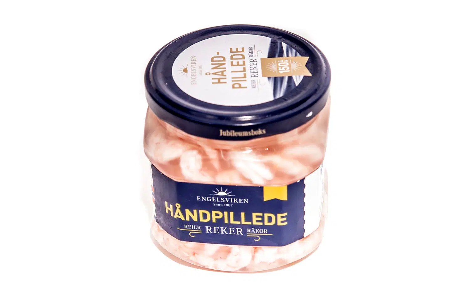 Engelsviken håndpillede rejer.