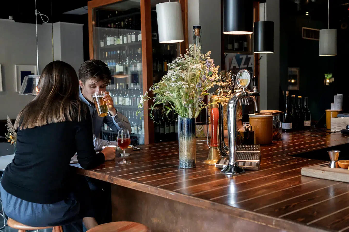 Der serveres også i baren på Gaarden & Gaden.