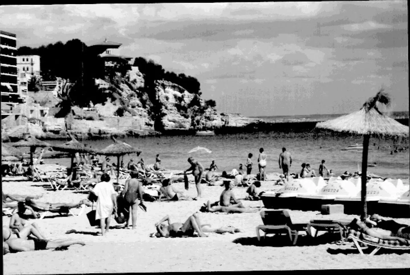 Cala Mayor-stranden i Palma de Mallorca, hvor Spies sendte de første turister på ferie i 1957.