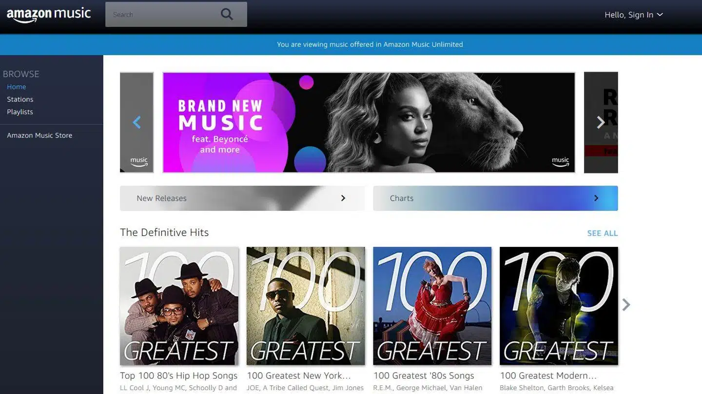 Internetgiganten Amazons musikstreamingtjeneste er nu oppe på 32 millioner betalende brugere.
