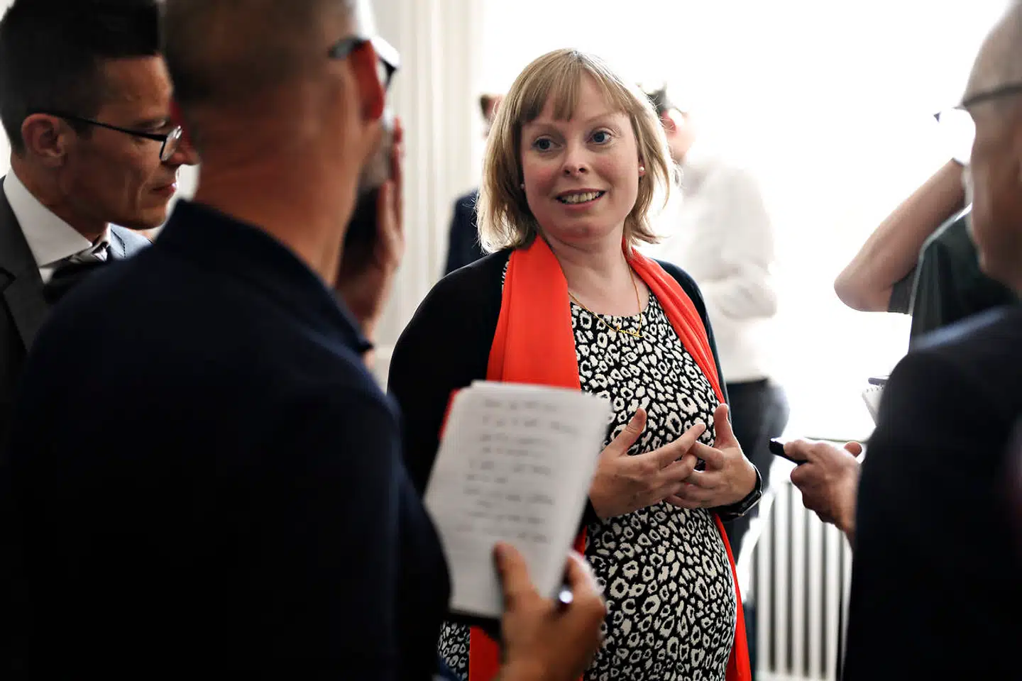 Joy Mogensen, ny kultur- og kirkeminister, er gravid og forventer at gå på barsel til oktober.