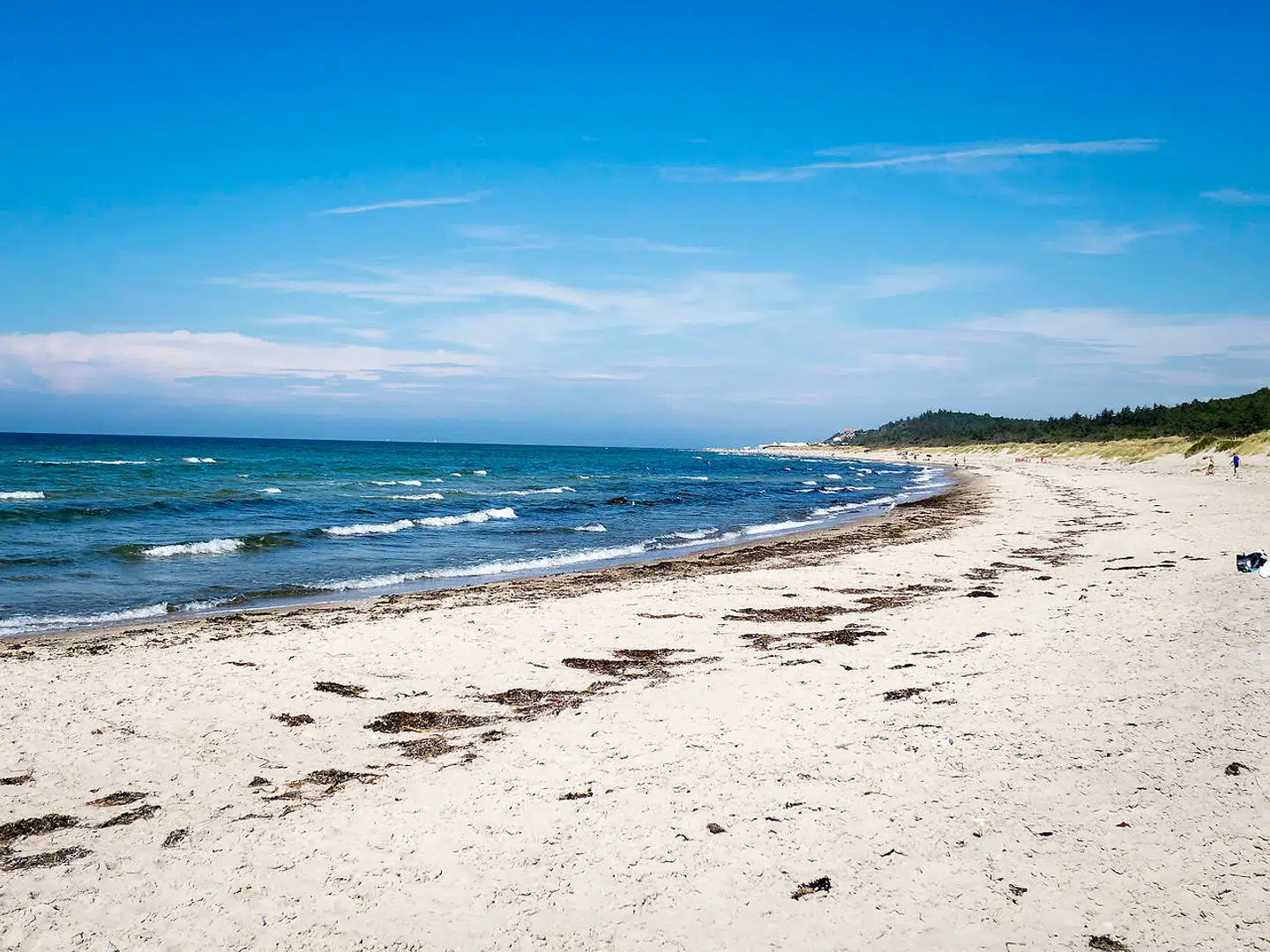 Stængehus Strand tæt på Tisvildeleje i Nordsjælland.
