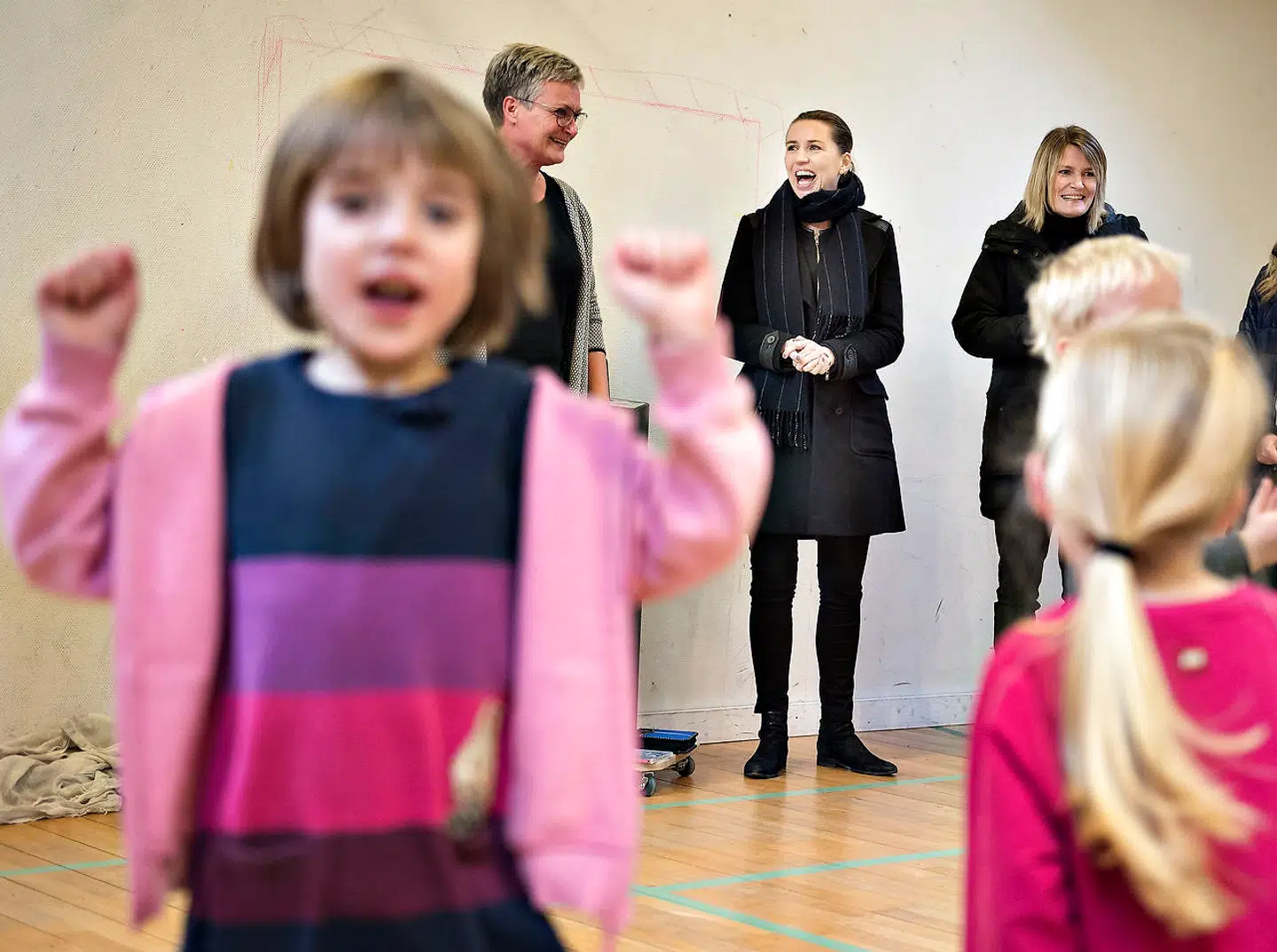 Socialdemokraternes formand Mette Frederiksen besøgte i 2016 Børnehuset Sættravej i Sæby.