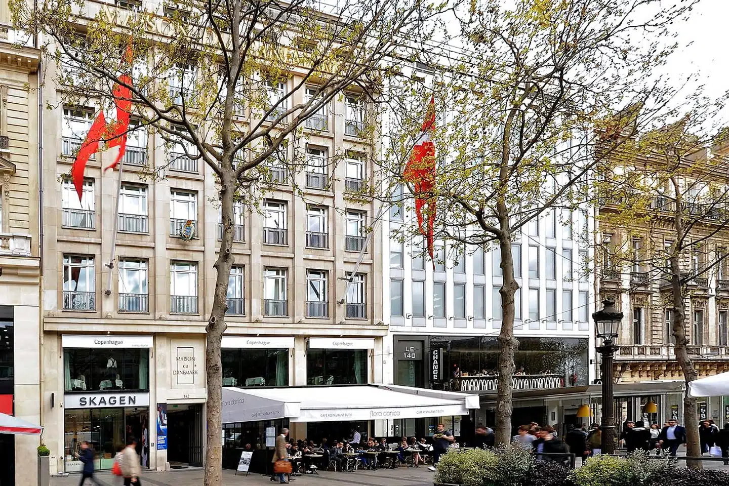 Det danske hus i Paris,. Arkivfoto