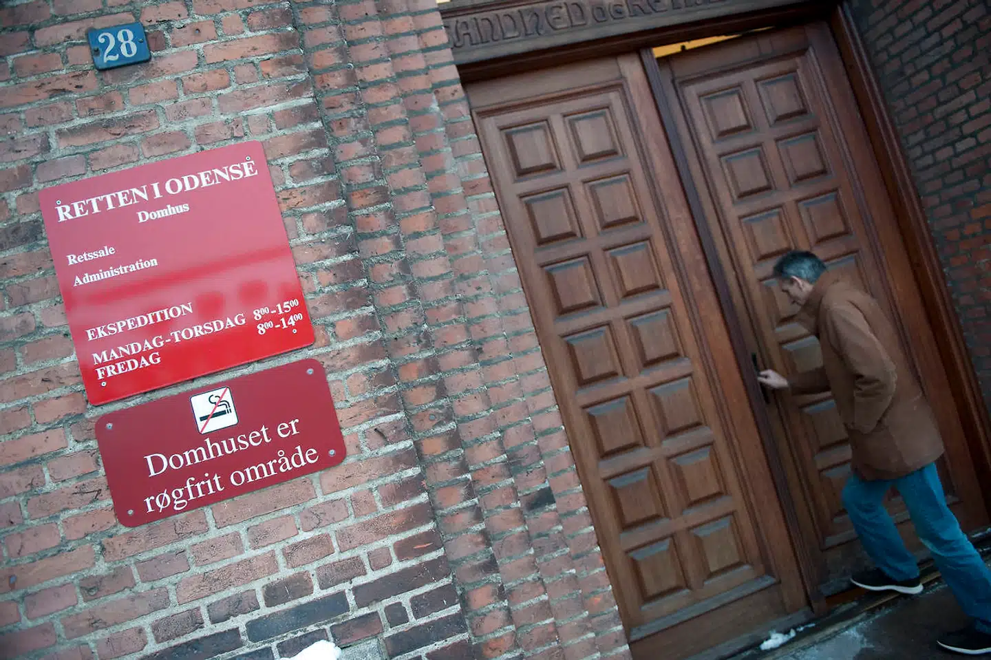 ARKIVFOTO. Voldtægtsdommen mod det tidligere medlem af Liberal Alliances Ungdom blev afsagt i Retten i Odense i dag.