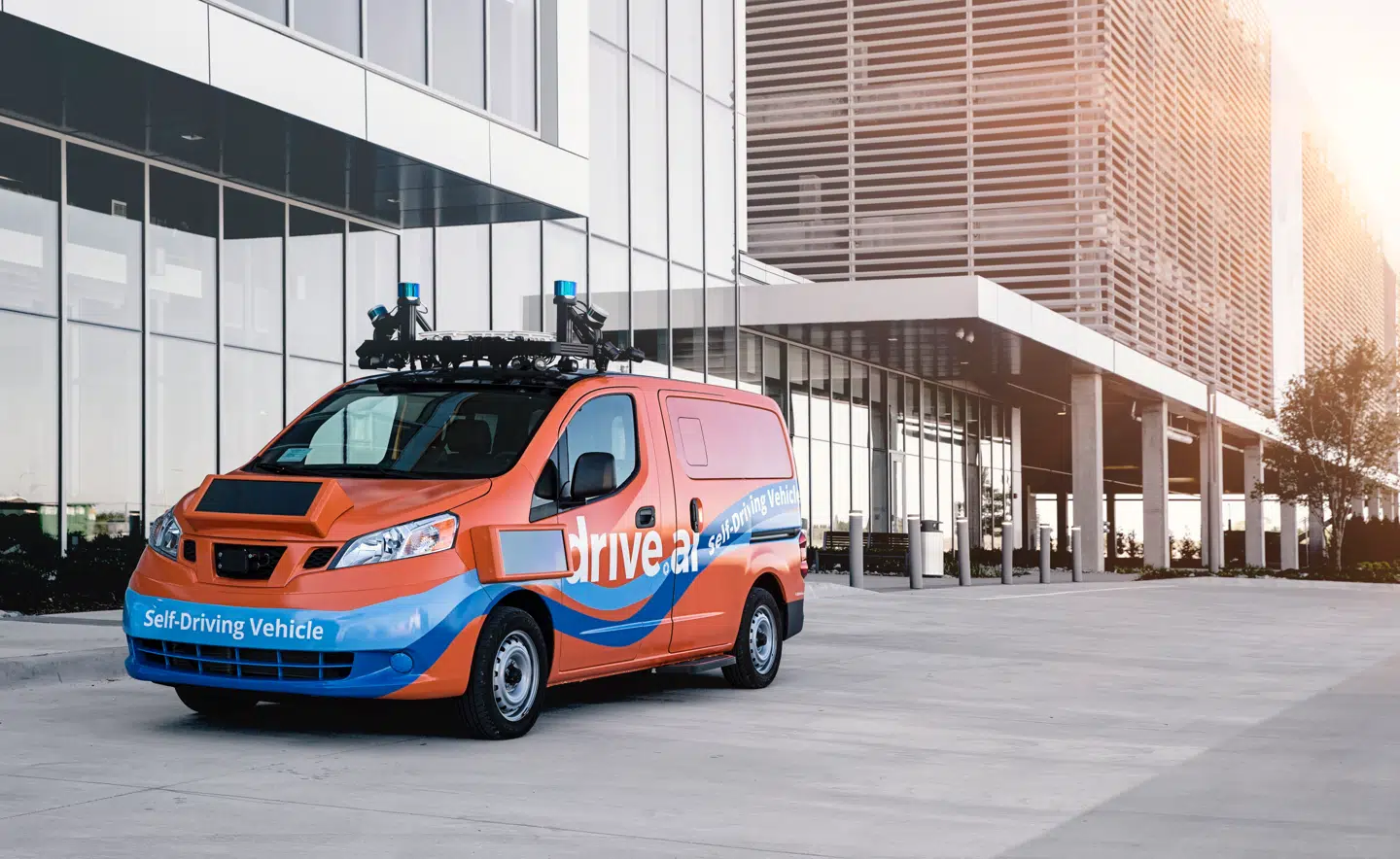 Et eksempel på en selvkørende model fra Drive.ai. Trods en lovende fremgang ser udsigterne sorte ud for virksomheden og dens medarbejdere.