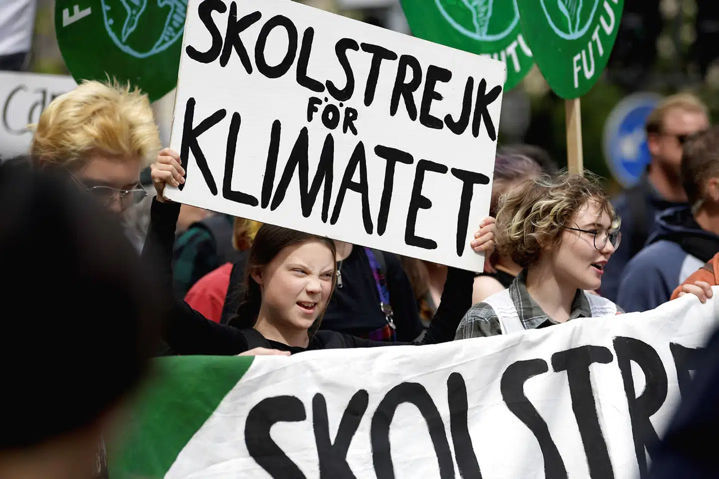 »Børn skal ikke være bange,« sagde Løkke under valgkampen. Det skulle han have tænkt på noget før – og handlet derefter. På billedet ses den svenske klimaaktivist Greta Thunberg.