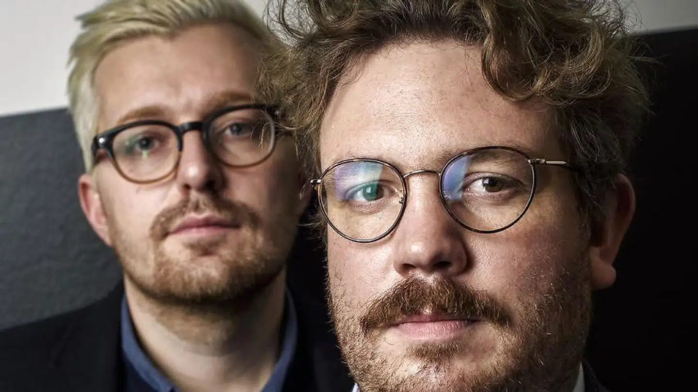 Rasmus Bruun og Frederik Cilius, da de blev nomineret til årets dansker-prisen i 2016.