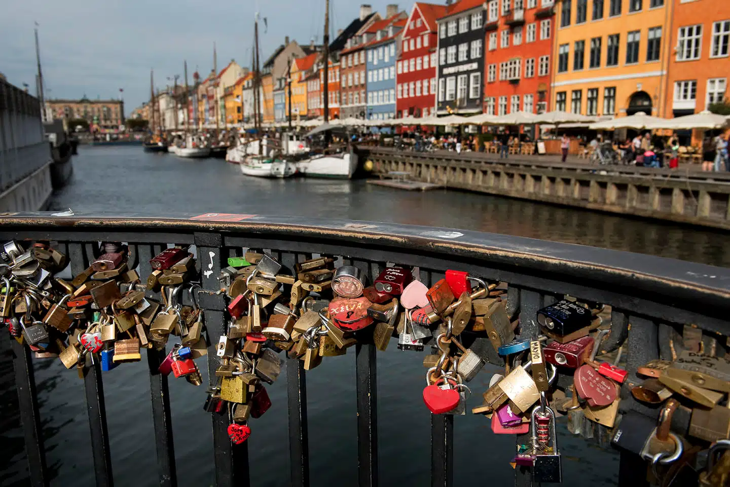 Udsigt over Nyhavn i hjertet af København