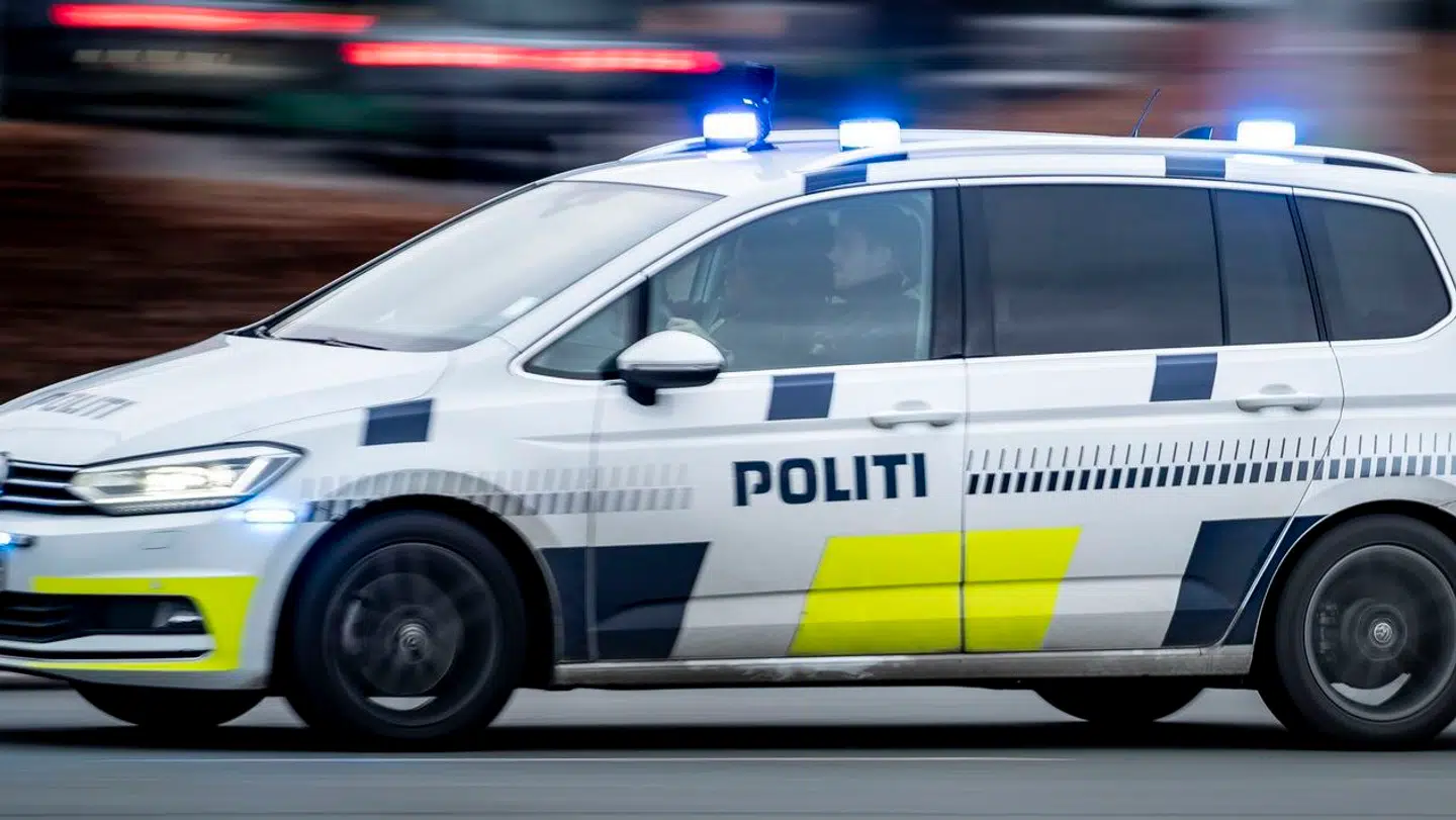 Arkivfoto: Politibil i København, mandag den 21. december 2020.