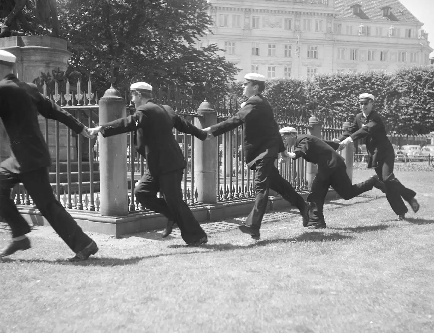 Glade studenter i 1953.