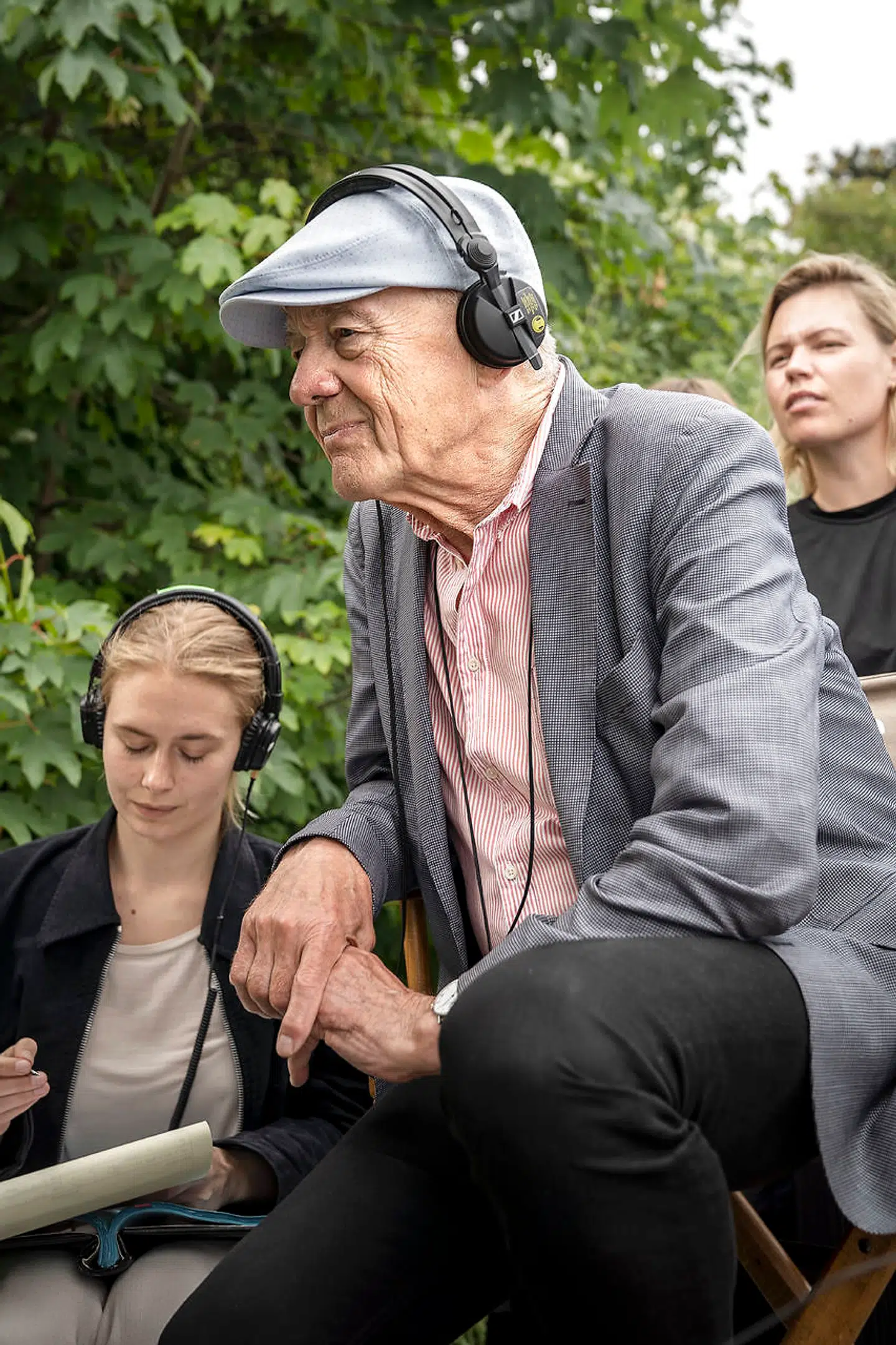 Anders Refn instruerer "De forbandede år". Foto: Niels Ahlman Olesen.