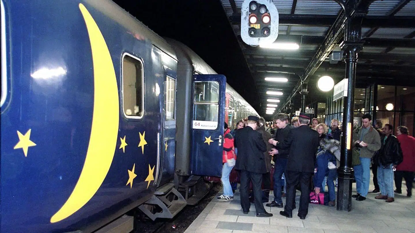 Nattog afgang fra Aalborg.