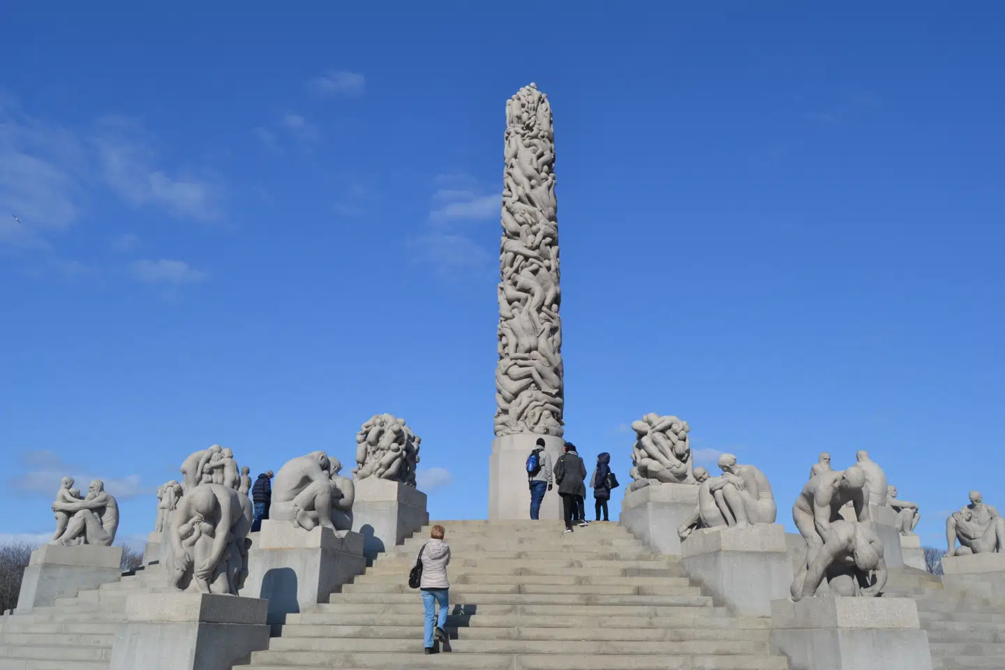 Vigelandsanlegget i Frognerparken.