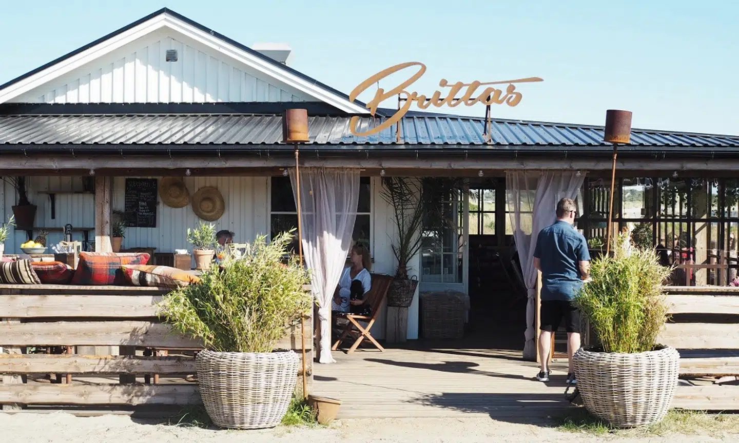 Brittas Strandveranda. Billede: Cana Buttenschøn