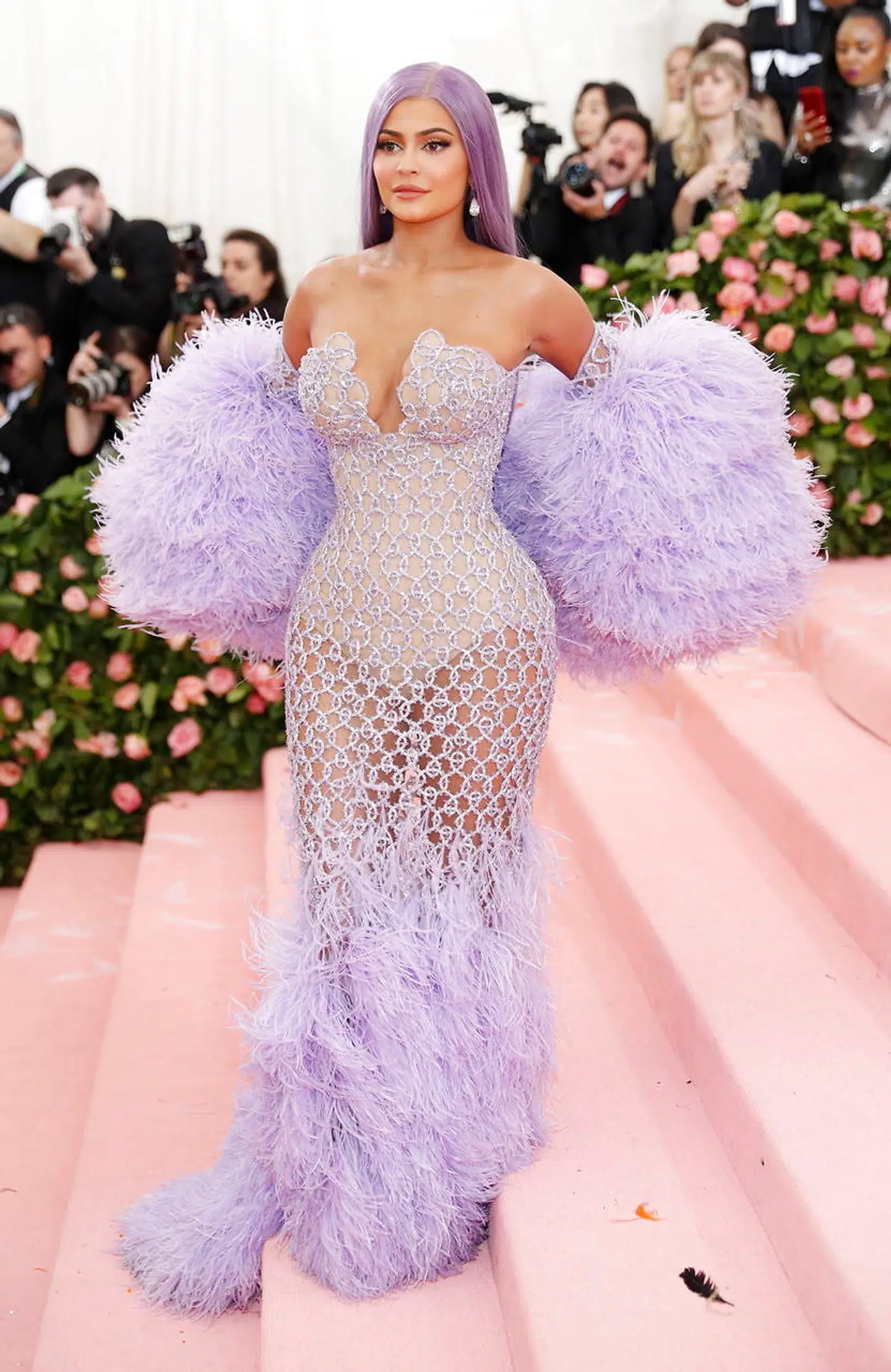 Kylie Jenner gjorde sin entre ved den hypede Met Galla sidste måned i New York.