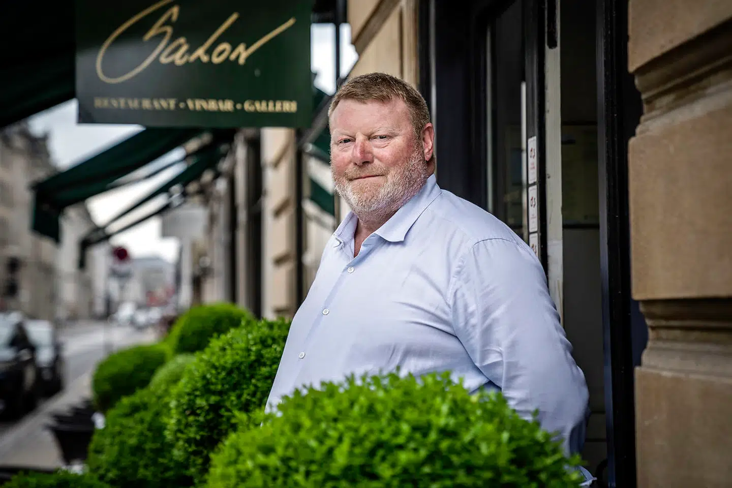 Claus Christensen åbnede for knap et år siden sin nye restaurant Salon i Bredgade, hvor han forener sine to lidenskaber - gastronomi og kunst.