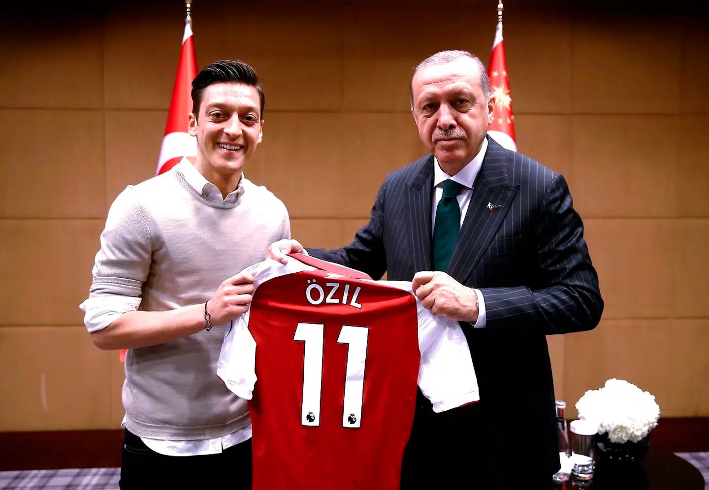 Billedet med præsident Ergodan og den tyske fodboldstjerne Mesut Özil gik verden rundt i 2018.