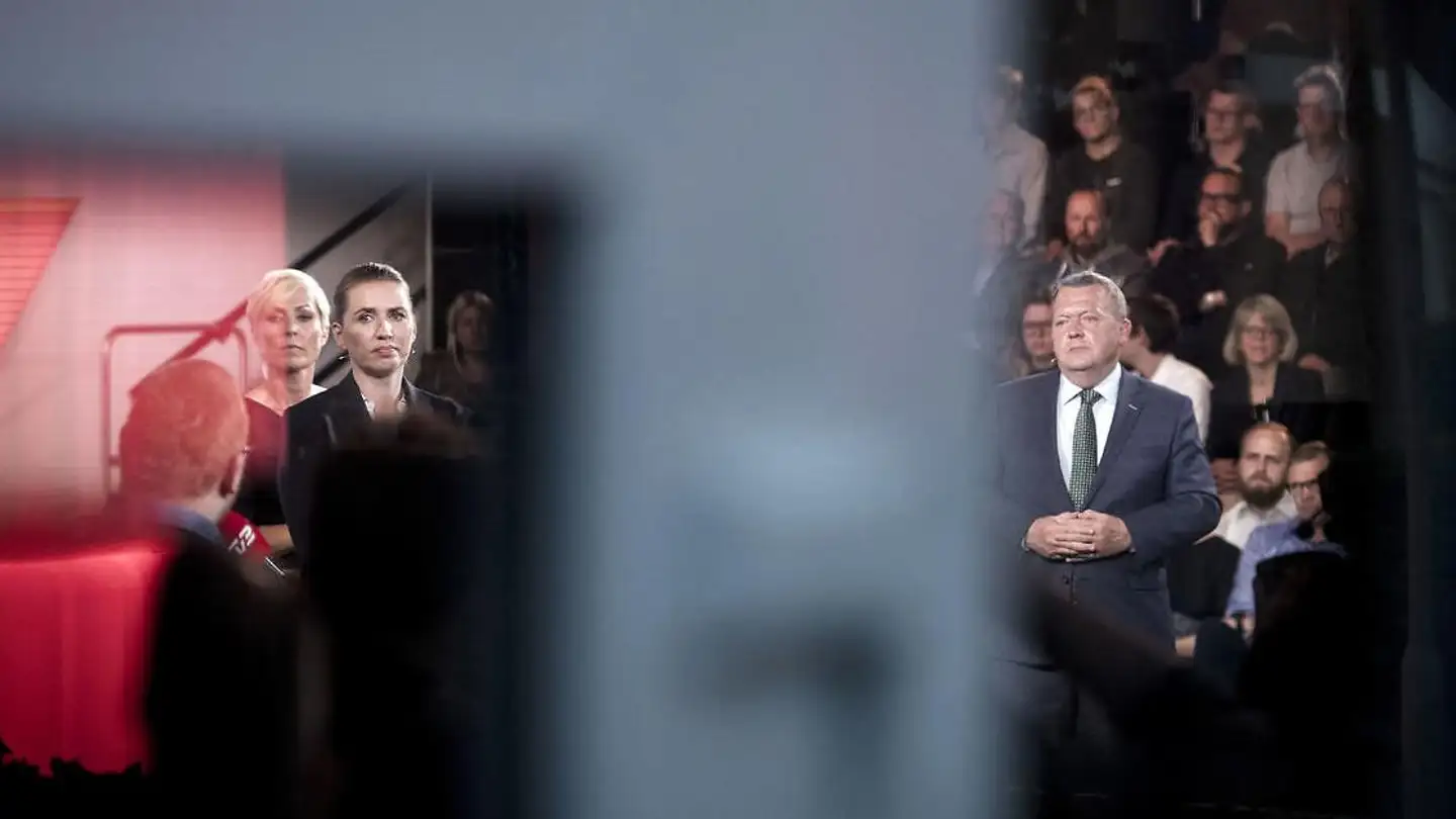 Debat mellem de to partiledere og statsministerkandidater Mette Frederiksen (S) og Lars Løkke Rasmussen (V) søndag d. 29.05.2019.