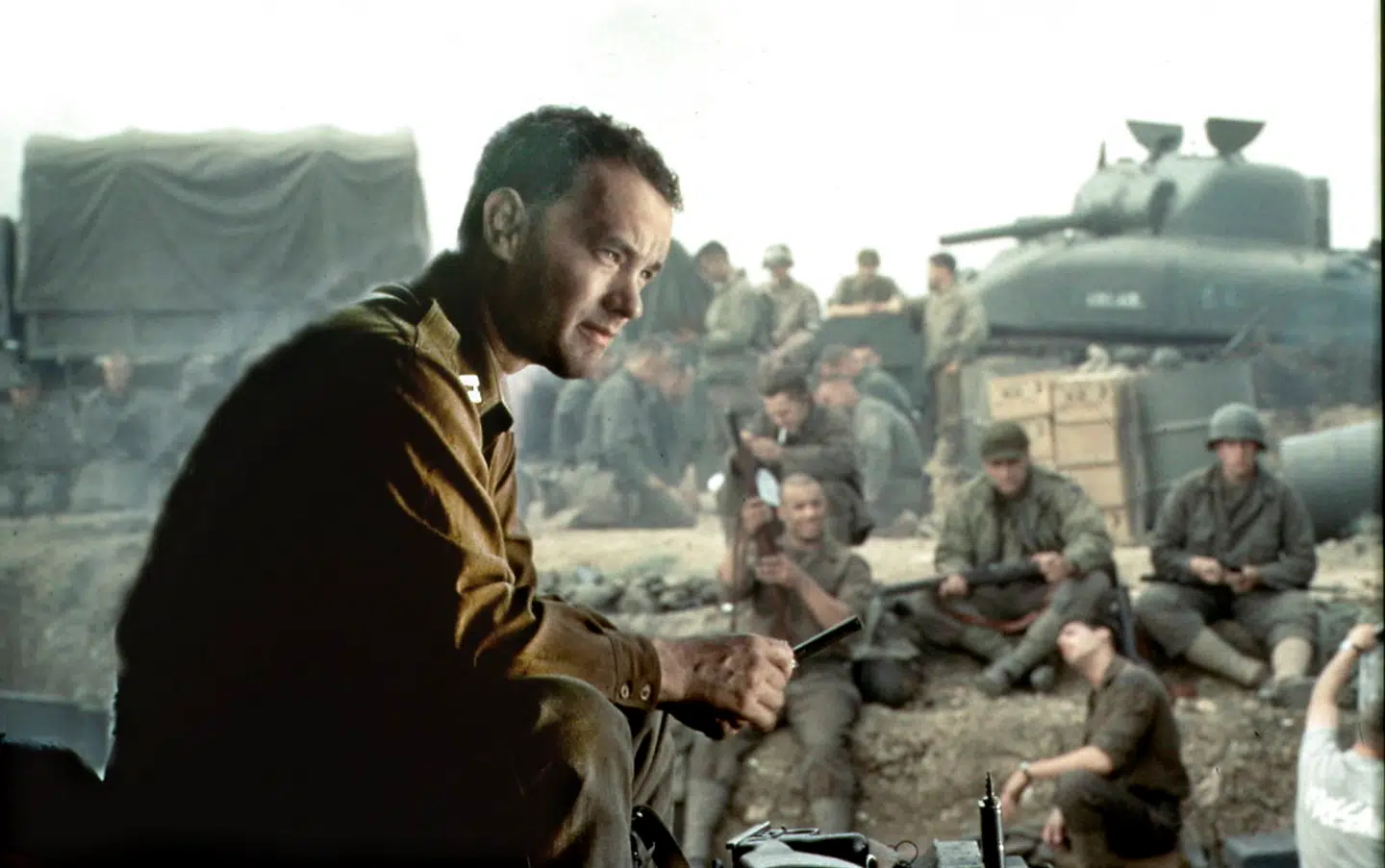 Tom Hanks i Steven Spielbergs "Saving Private Ryan". Scanpix.