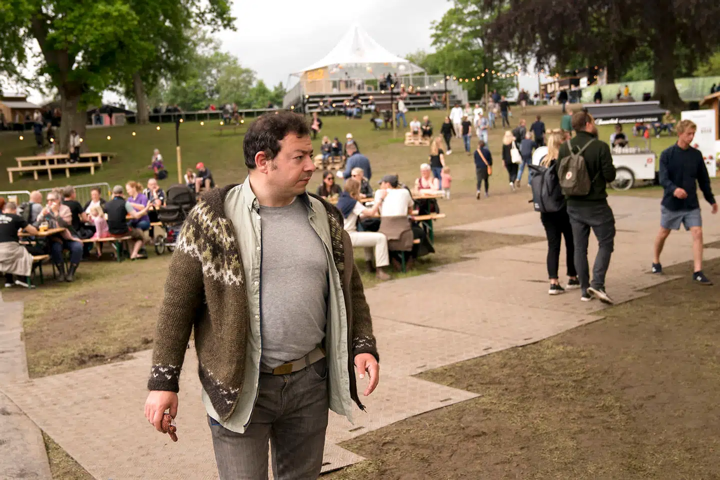 Debattør Ahmed Akkari er også på Heartland Festival for at deltage i en talk.