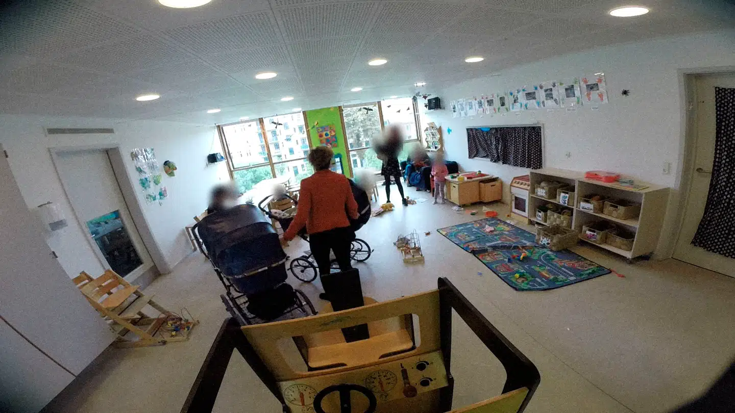 Fra TV2-dokumentaren »Daginstitutioner bag facaden«. Foto: TV 2