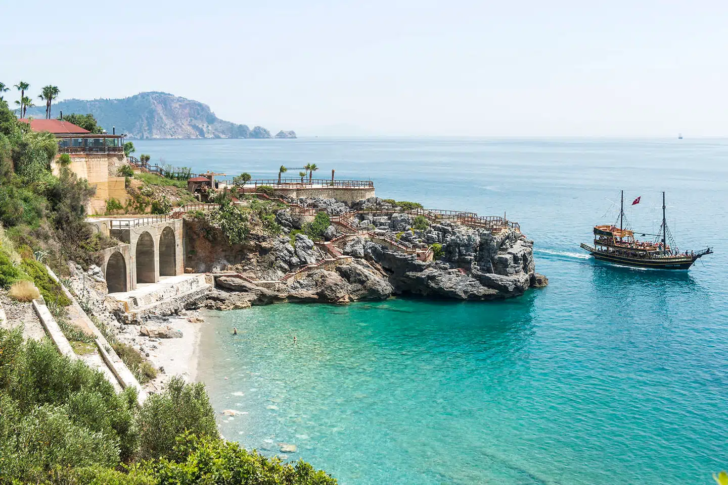 Alanya i Tyrkiet - et af danskernes foretrukne feriesteder, der tilmed er blevet meget billigere at holde ferie i. Foto: Peter Malmrup/Ritzau Scanpix