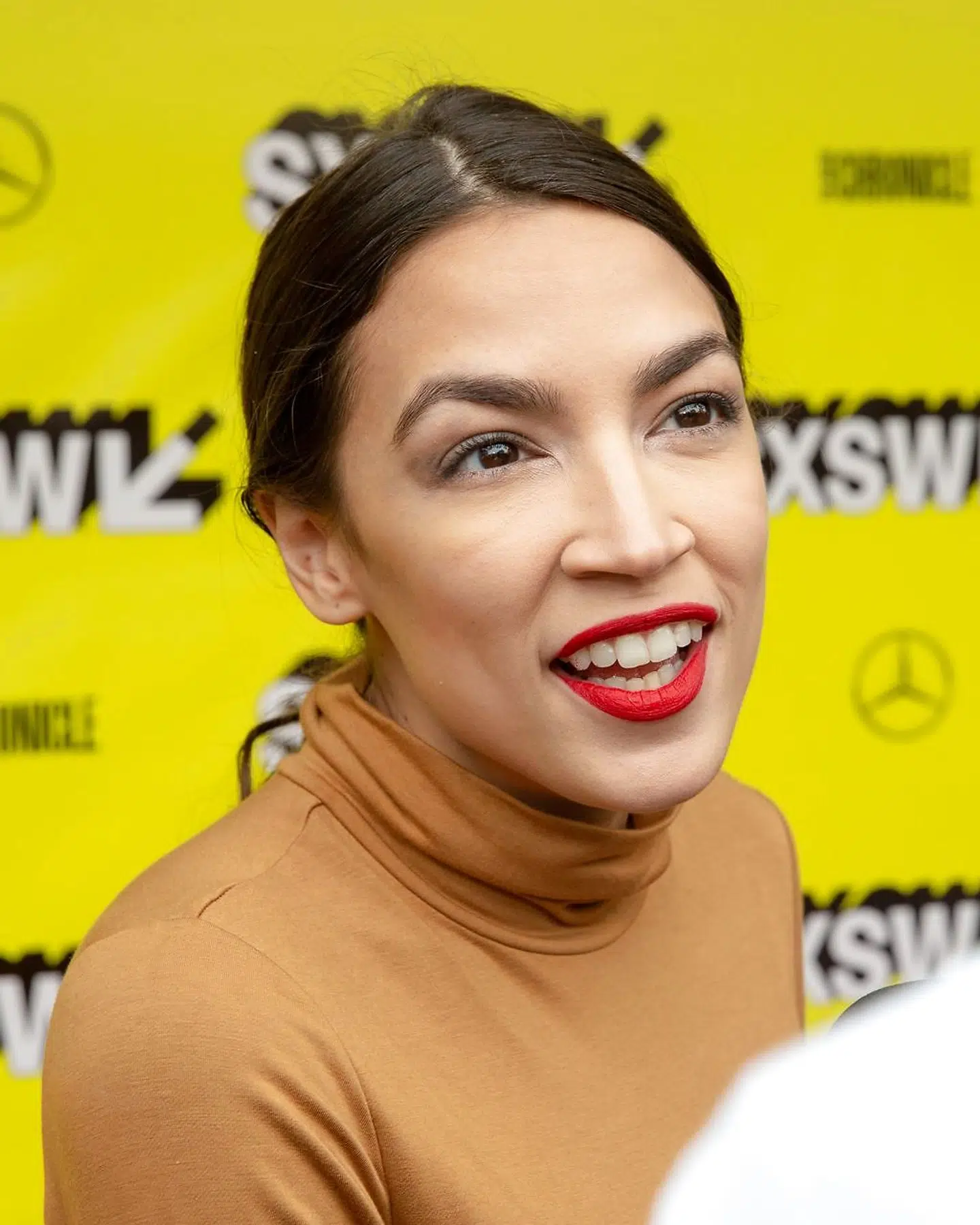 Alexandria Ocasio-Cortez til premieren på »Knock Down The House«.
