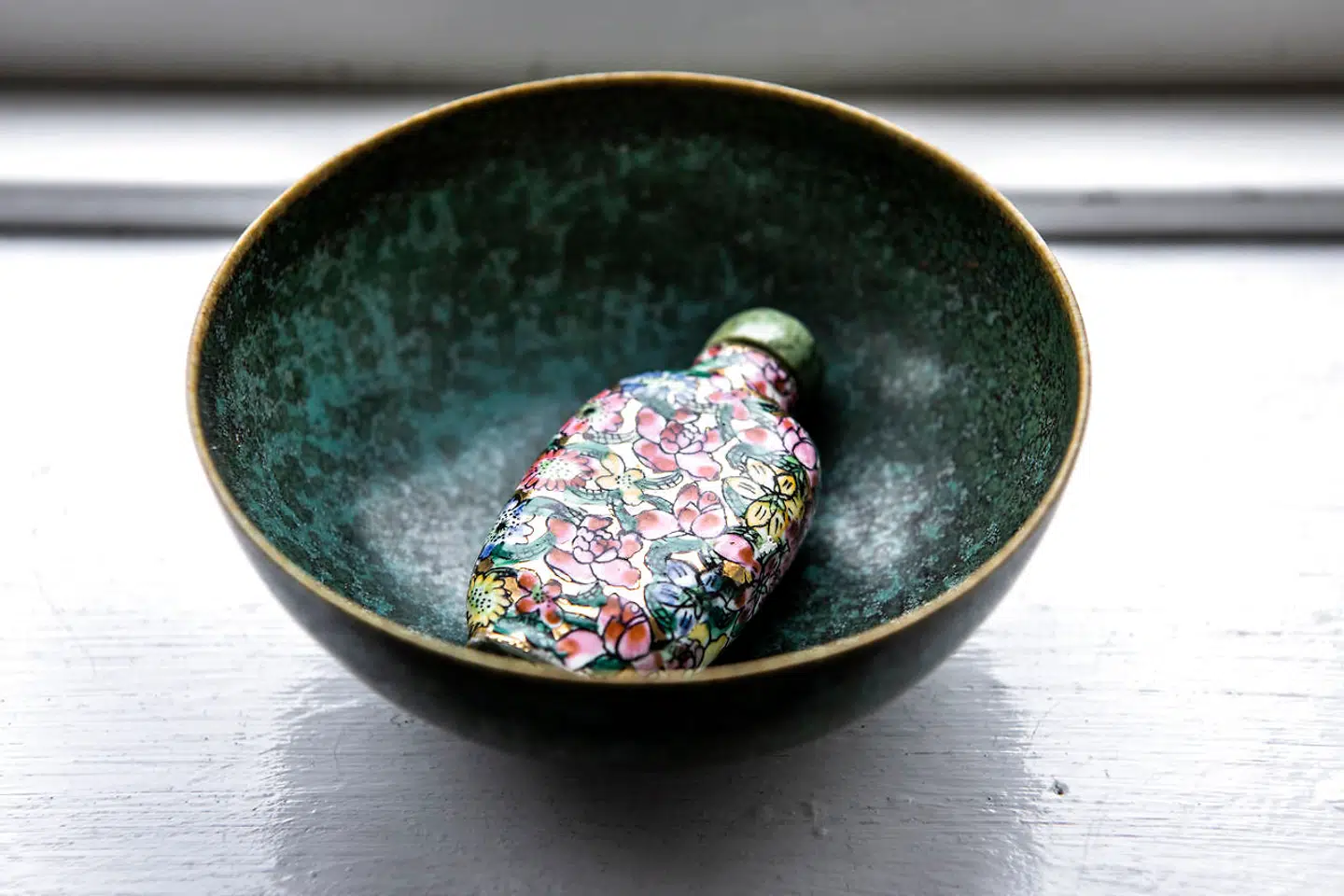 Skålen minder om Sussie Vigs mormor, og var en af de første ting der ville blive reddet.