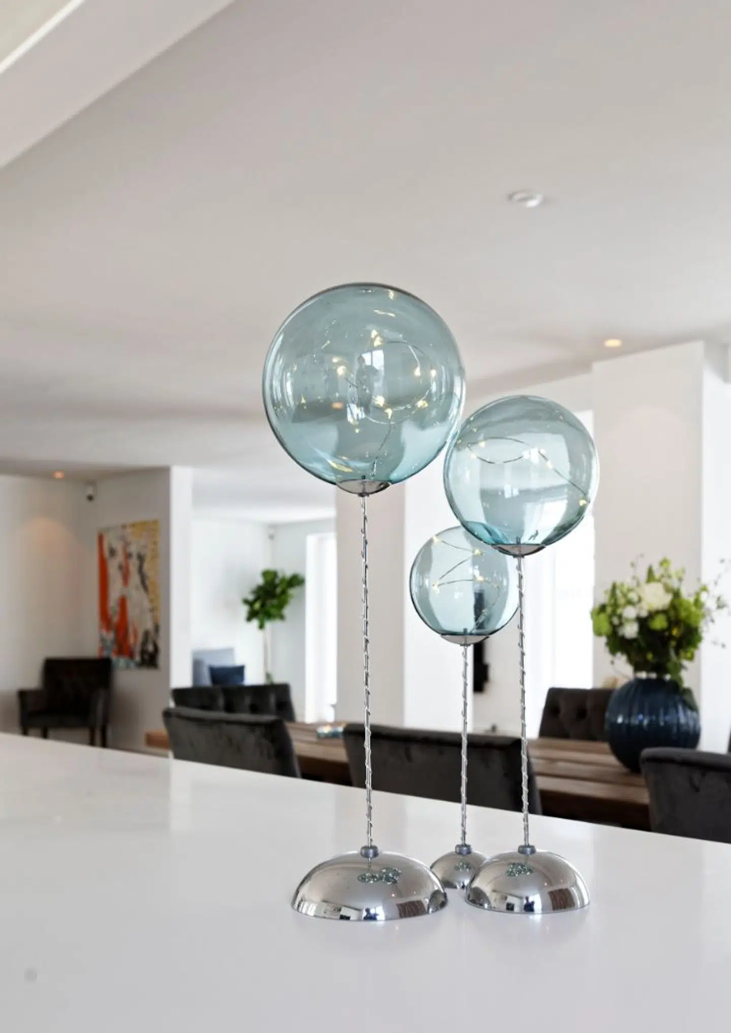 Lysskulpturen Trio er designet af Stig Gerlach selv og sælges i af hans firma Sirius.