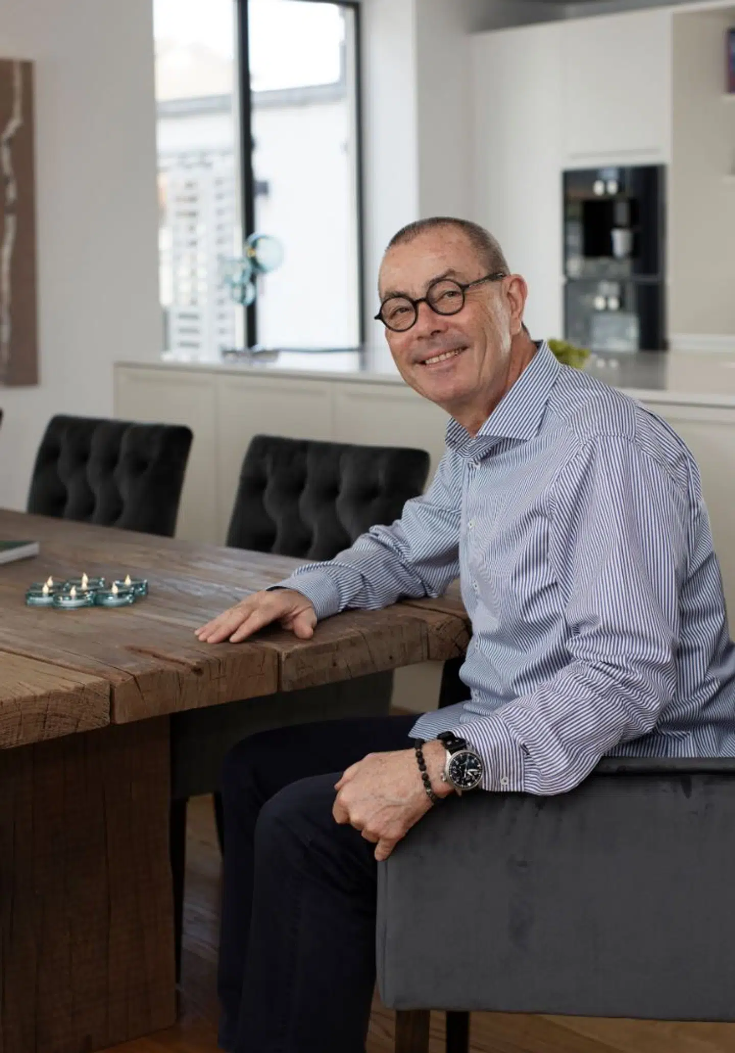 Stig Gerlach er glad for Hellerup - men at han havnede her er lidt en tilfældighed, fortæller han.