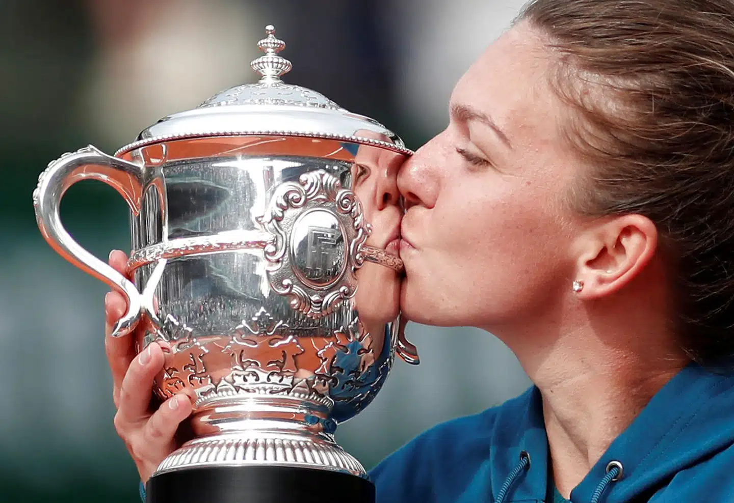 Simona Halep vandt French Opens damesingle-finale i fjor.