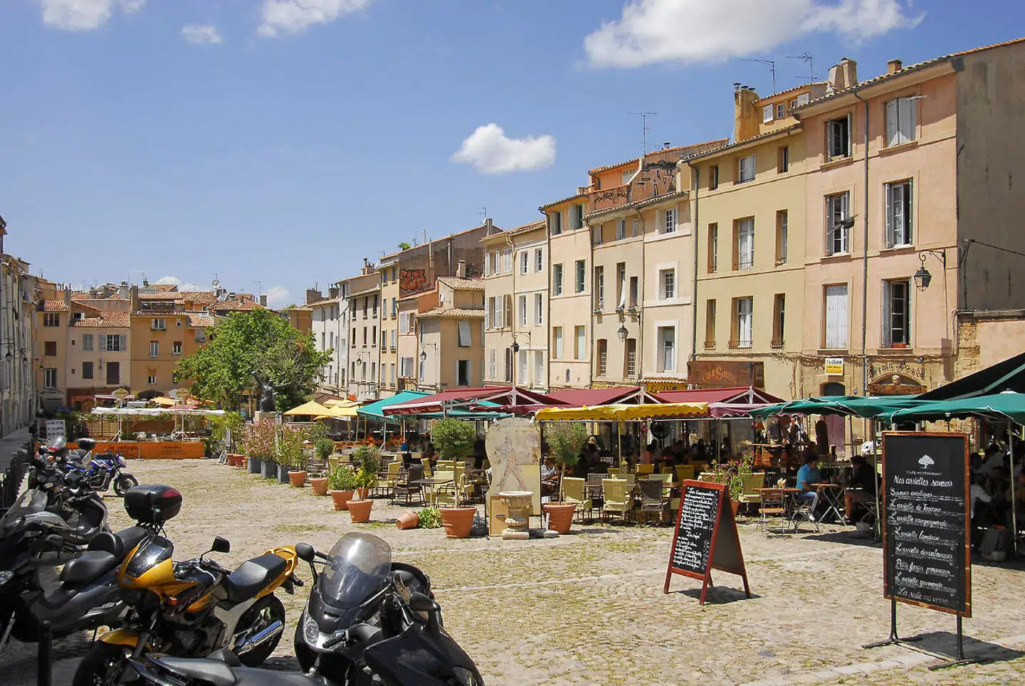 Aix en Provence er det perfekte sted at slutte ferien.