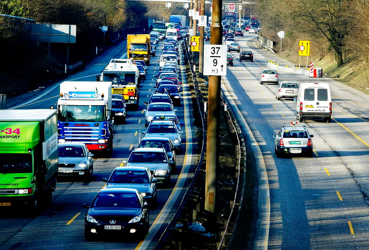 Presset på danske motorveje skal muligvis lettes ved etablering af Ring 5.