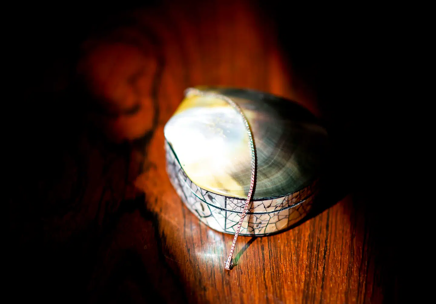 Et klassisk tennisarmbånd med diamanter er blandt de særlige ting i Martin Asbjørns bolig.